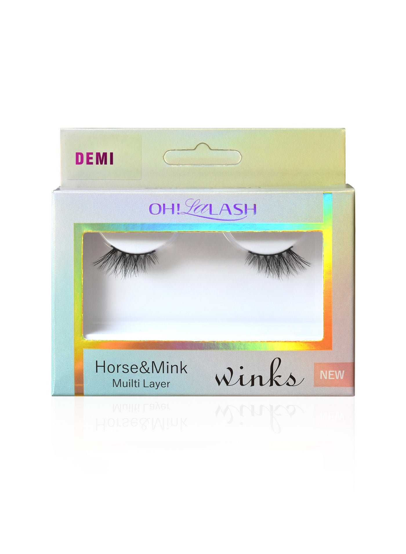 Flexible 3D multi-layer lashes in thin cotton band natural hair