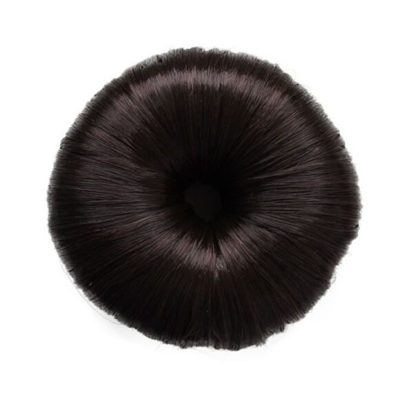 by PRETTYSHOP Hair Donut Up Do Hair Ring Hairstyler Bun Maker Bridal Hairpiece Hair Styling Tool Brown DK2