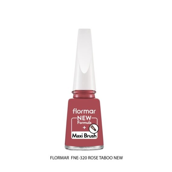 Flormar Classic Nail Enamel With New Improved Formula And Thicker Brush - 320 Rose Taboo 320 Rose Taboo
