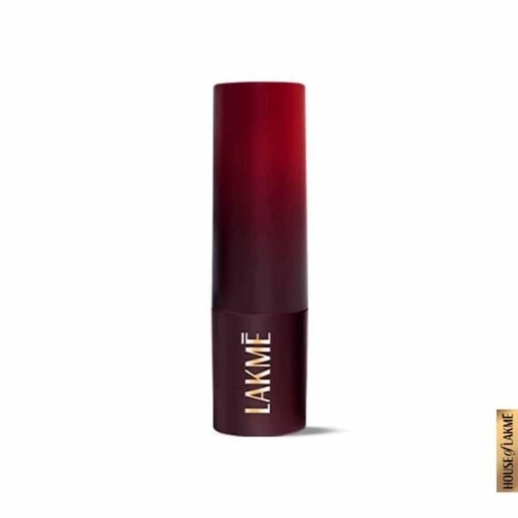 LAKMÉ Forever Matte Lipstick, Made With French Rose Oil Extracts, Red Aurora, 4.5G