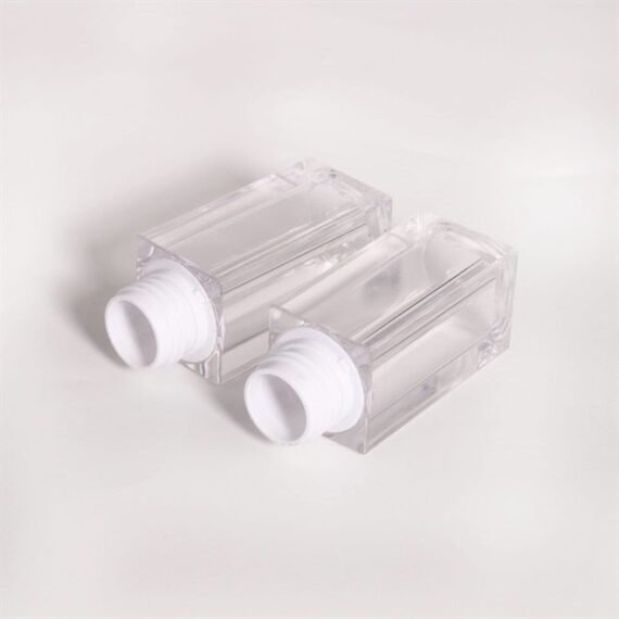 24pcs 5ml Empty white square lipgloss tubes bulk wholesale with big wand lipgloss containers…