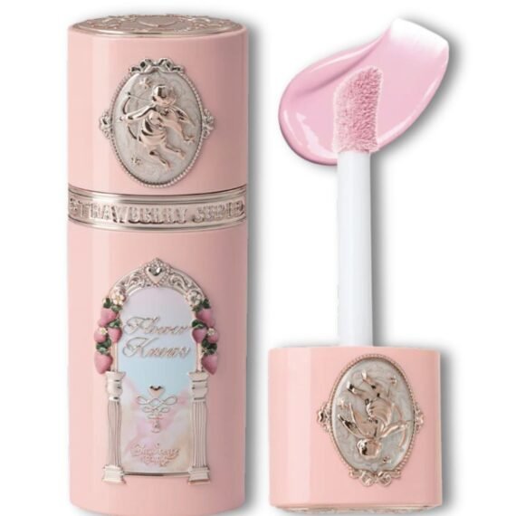 Strawberry Cupid All Day Glow Liquid Blush Second-Skin Milky Texture Hydrating & Long-Lasting （01 Frosty Strawberry）