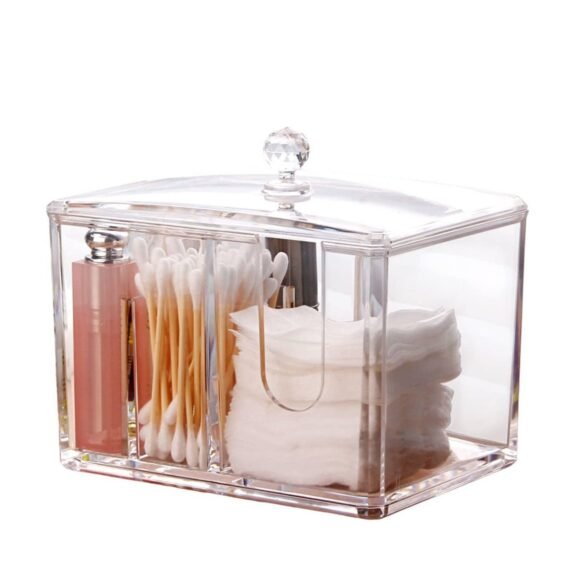 Makeup Organizer Acrylic Cosmetics Display Holder for Makeup Brush, Eyeliner, Mascara, Lipsticks