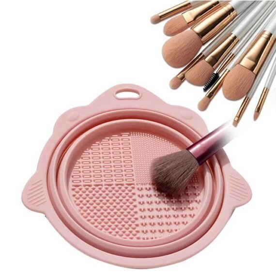 Foldable Makeup Brush Cleaning Bowl Suitable For Makeup Brush