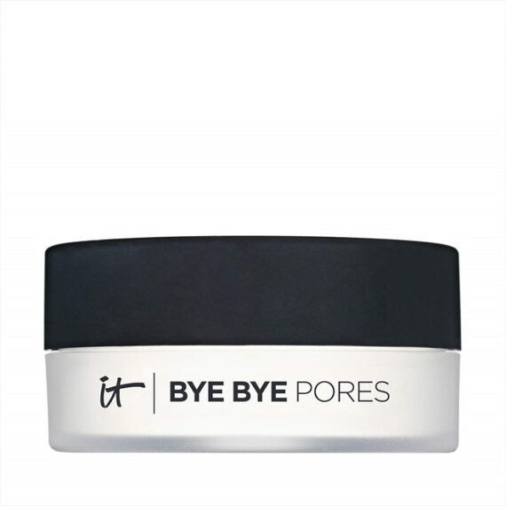 Bye Bye Pores - Poreless Finish Airbrush Powder - Universal Translucent Shade - Contains Anti-Aging Peptides, Silk, Hydrolyzed Collagen & Antioxidants - 0.23 oz