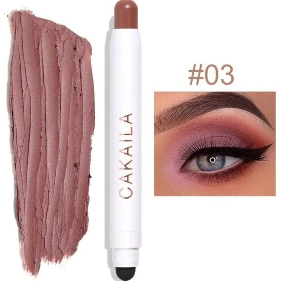 Vibrant Shimmer Eyeshadow Stick - 2-in-1 Creamy Eye Brightener & Highlighter with Soft, Smooth, Easy-to-Apply Formula for Music Festival, Party, and Everyday Use - Long-Lasting, Water-Resistant, and Cruelty-Free 03