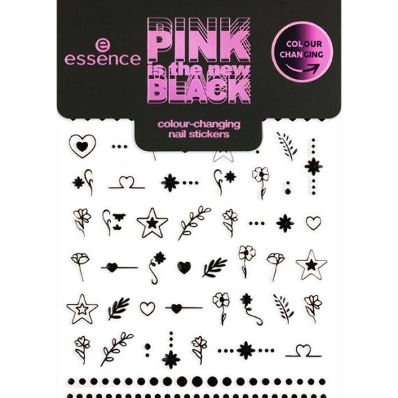 Pink Is The New Black Colour-Changing Nail Stickers 01 What The...Pink?!