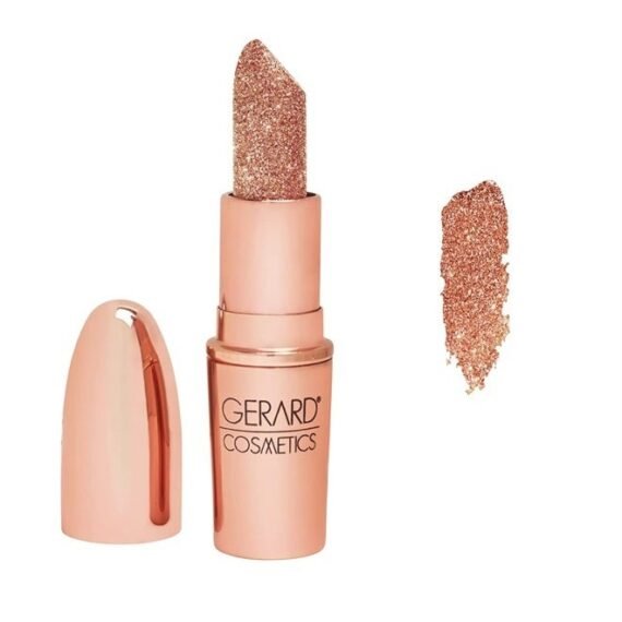 Glitter Lipstick - Highly Pigmented Formula Gives Metallic Finish - Glides Smoothly - Comfortable and Long-Lasting - Wear Alone or Layered Over Another Hue - Hollywood Blvd - .14 oz