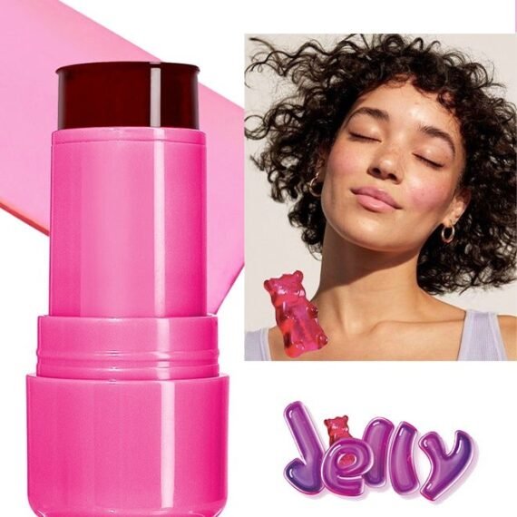 Blush Lip Stick - Jelly Lip & Cheek Tint Blush Cream,Fruit Jelly Blush and Lip Tint Stick #03