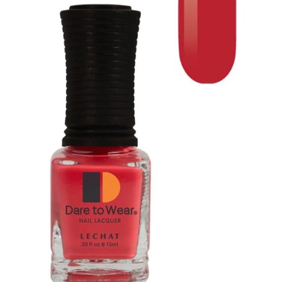 Long Lasting Nail Polish Color Vibrant Coral Toned Red By Lechat Nail Lacquer Fiery Begonia Dw252