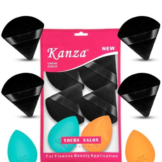6 Pcs Makeup Sponge Set Triangle Powder Puff Set Blender Beauty Kit Puff Triangle Makeup Puff Set and Beauty Foundation Triangle Wedge Perfect with Foundation Powder and Cream