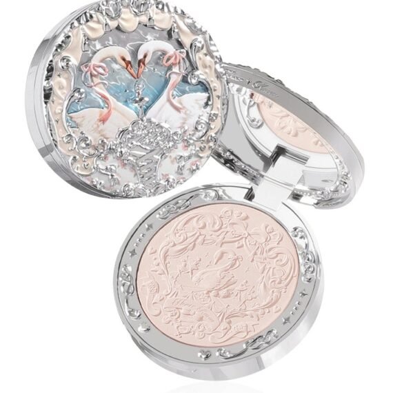 Swan Ballet Embossed Blush, Flocked Mist Embossed Cheek, Inflated Color, Matte, Classic Makeup - 5g (01 Niveous Swan)