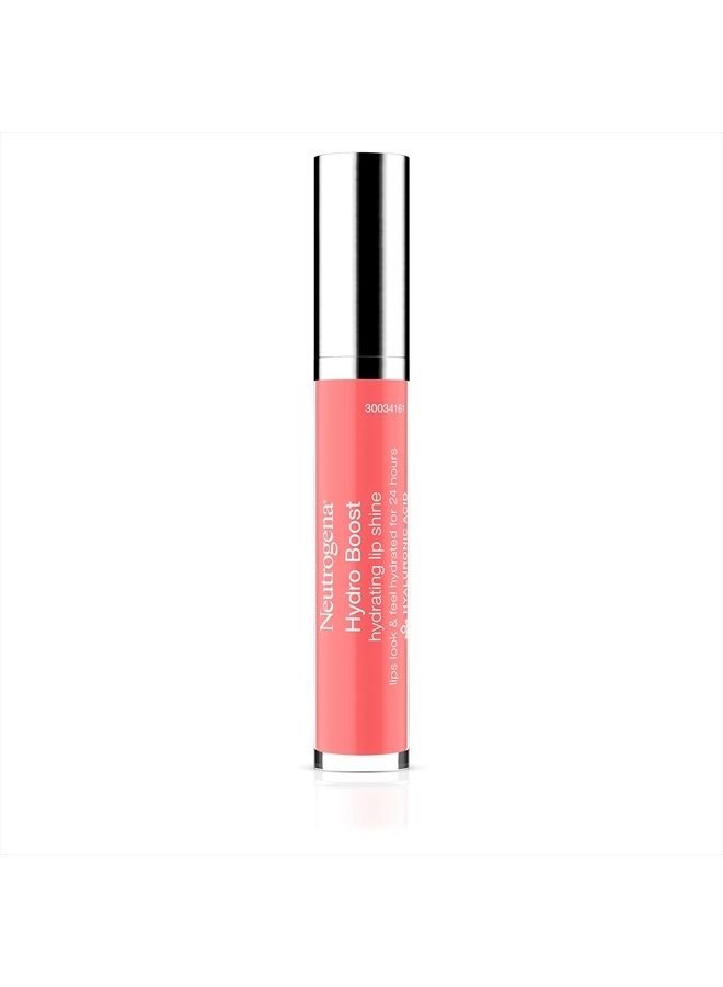 Hydro Boost Hydrating Lip Shine, 30 Flushed Coral Color 0.10 Oz