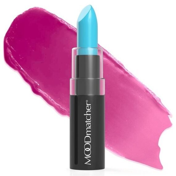 MOODMatcher original Color Changing Lipstick – 12 Hours Long-Lasting, Moisturizing, Smudge-Proof, Easy to Apply Creamy Lipstick, Glamorous Personalized Color, Premium Quality – Made in USA (Light Blue