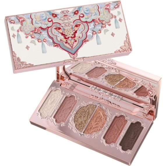Butterfly Cloud Collar Embossed Six-Color Makeup Palette For Matte And Shimmer Finish - 01 Terracotta Brick