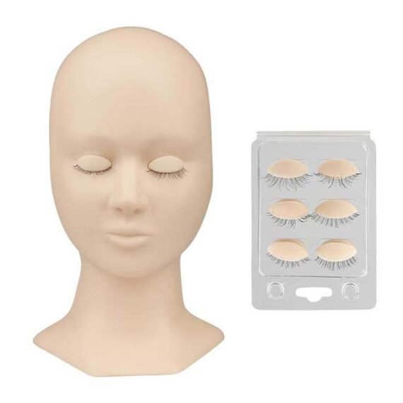 No Model, Problem Silicone Practice Eyelids For Eyelash Extension Training And Practice - EEPM