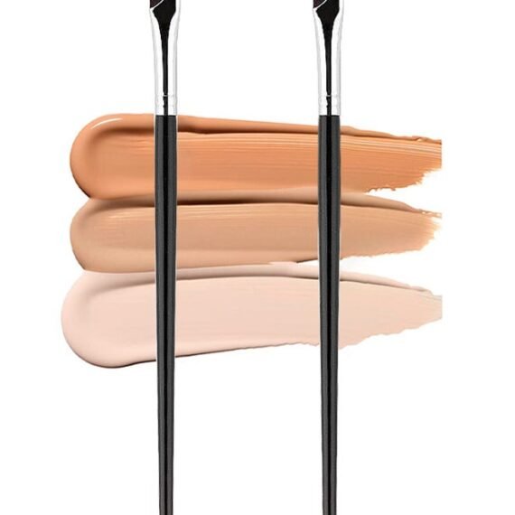 2PCS Angled Eyeliner Brush Eyeshadow Brushes Eyebrow Brush Liquid Eyeliner Brush Makeup Brush