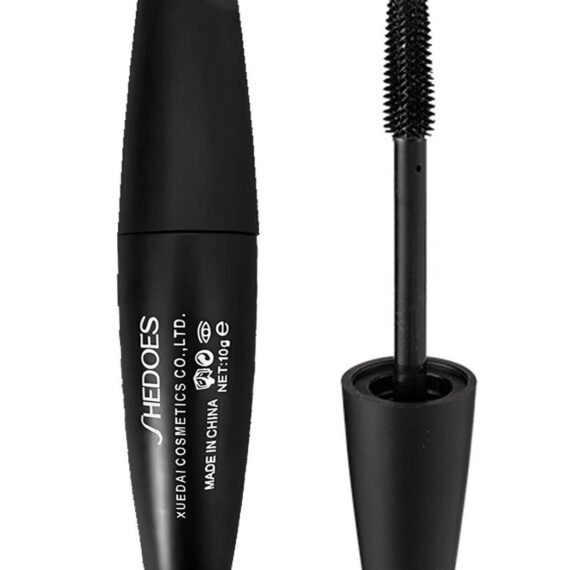 Thick Curling Waterproof Mascara: 3D Brush, Clump-Free, Deep Black, Long-Lasting Charm