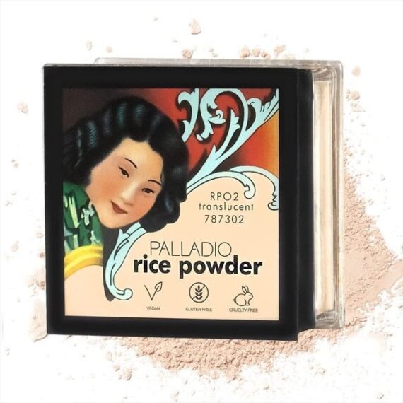 Rice Powder, Translucent, Loose Setting Powder, Absorbs Oil, Leaves Face Looking and Feeling Smooth, Helps Makeup Last Longer For a Flawless, Fresh Look