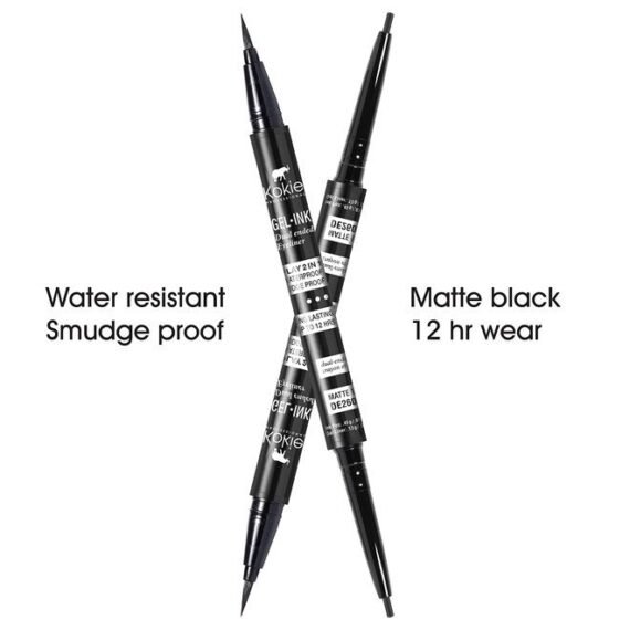 GEL INK DUAL ENDED EYELINER, Gel Eyeliner, Liquid Eyeliner