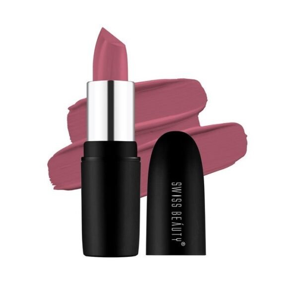 Pure Matte Lipstick Long Lasting Hydrating & Lightweight Lipstick Peaches N Cream 3.8Gm