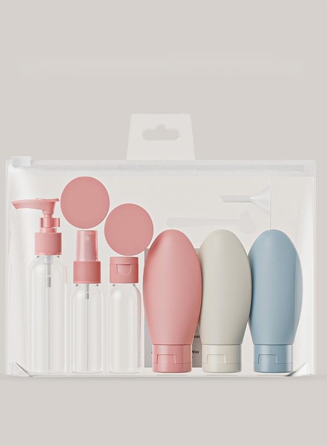 Toiletries Travel Bottles, 11-Piece Travel Containers, Travel Accessories Cosmetic Dispensing Bottles, Travel Set Spray Bottle Lotion Cream Bottle Shampoo Shower Gel Small Empty Bottle