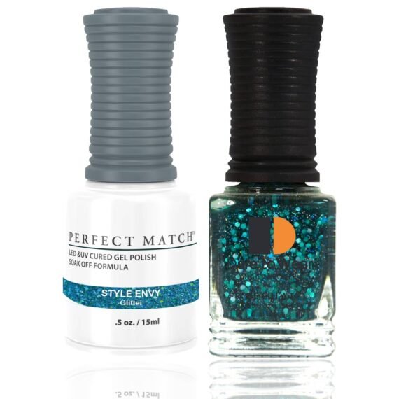 Perfect Match Gel Nail Polish 15ml Soak Off Long Lasting High Shine UV LED Gel Non Toxic Easy Application Wide Color Range for Manicure and Pedicure Style Envy PMS133