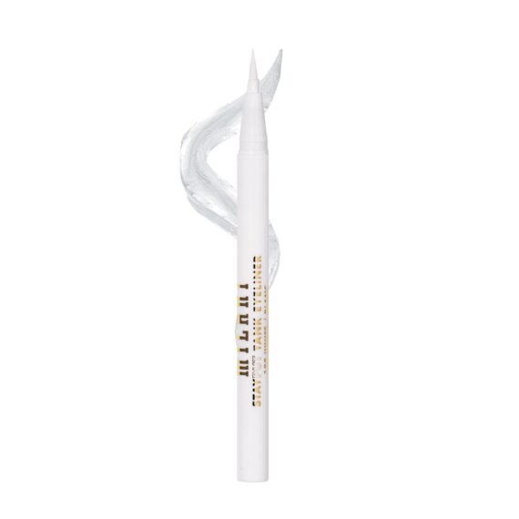 Milani The Tank Liquid Eyeliner - No-Skip Liquid Eyeliner Pen, Waterproof Formula, Makeup Pen, Long Lasting & Smudgeproof - 130 White