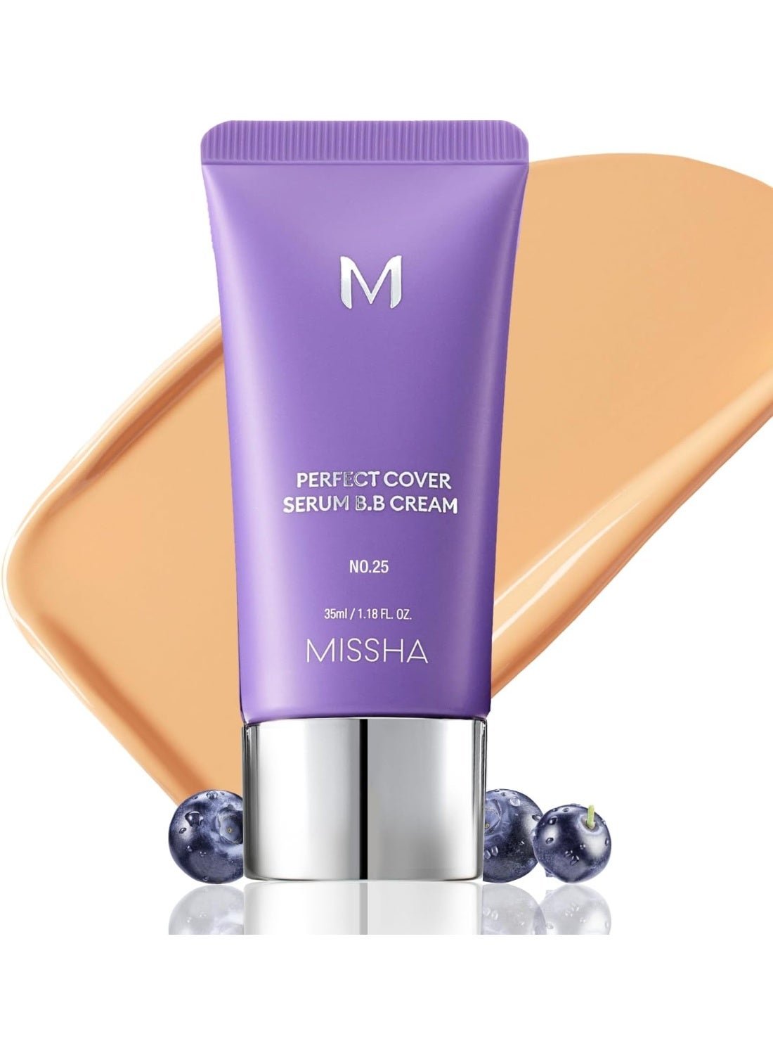 Missha, Perfect Cover Serum B.B Cream, No. 25 Warm Beige, 1.18 fl oz (35 ml) warm Beige