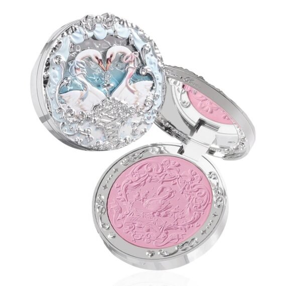 Swan Ballet Embossed Blush, Flocked Mist Embossed Cheek, Inflated Color, Matte, Classic Makeup - 5g (03 Silky Ribbon)
