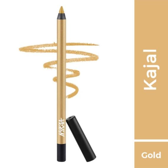 Glamoreyes Colour Eye Pencil Kajal Golden Fleur 11 Smudgeproof Waterproof And Fadeproof Formula