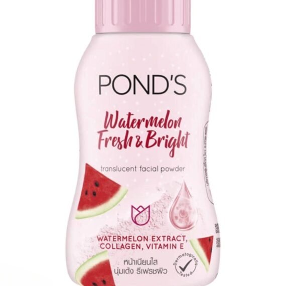 Pond’s Watermelon Fresh & Bright Translucent Facial Powder - Enriched with Collagen & Vitamin E