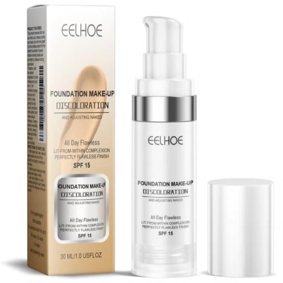 Eelhoe Liquid Foundation Concealer Long Lasting Base Moisturizing Long Lasting Waterproof Oil Control Concealer Brightening Skin Tone base Makeup 30ml.