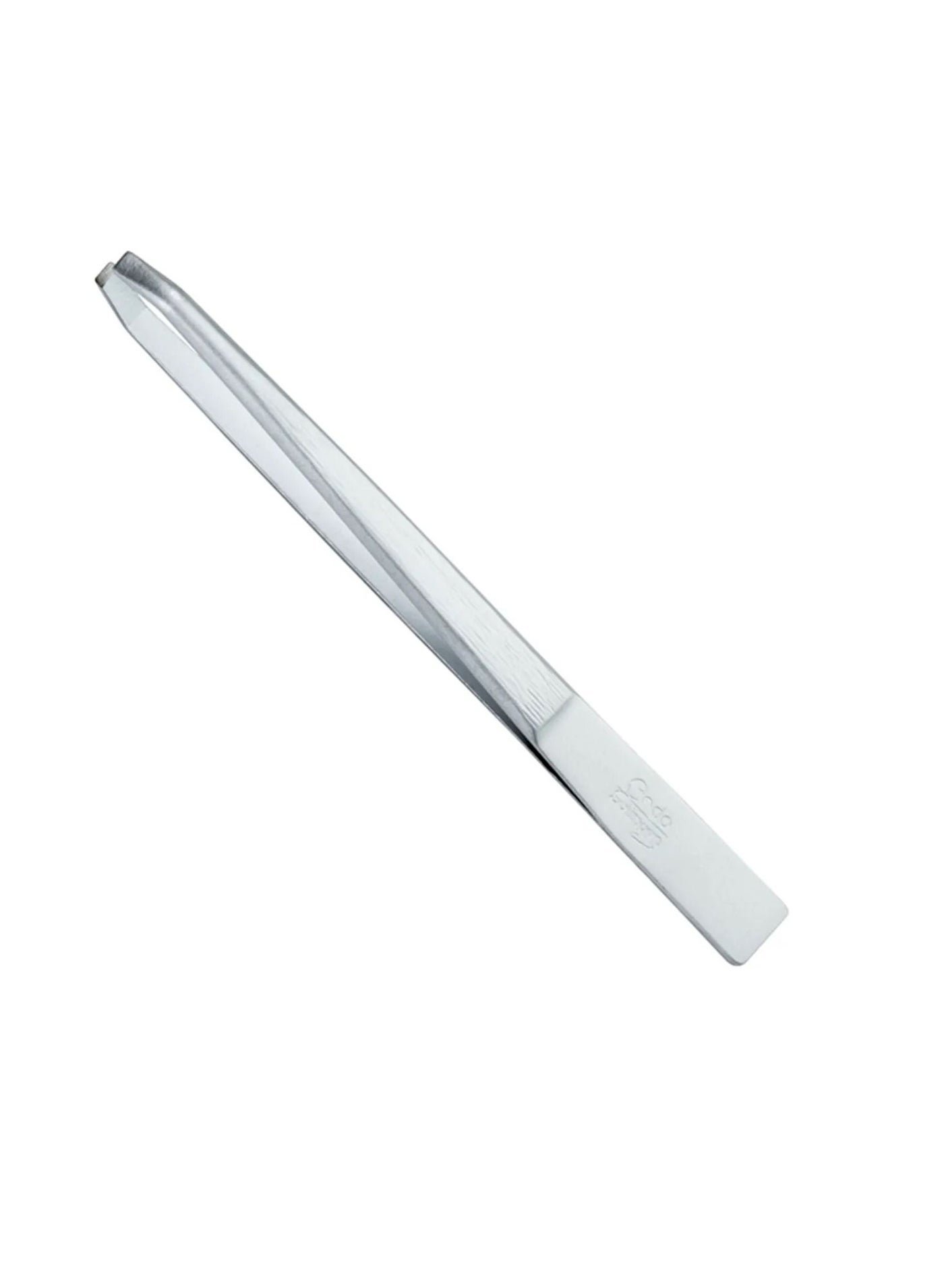 Tweezer 3 Inches Bent Matt Chromium