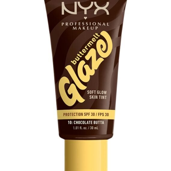 Buttermelt Glaze Soft Glow Skin Tint + SPF/FPS 30 Foundation 12h Wear Chocolate Butta