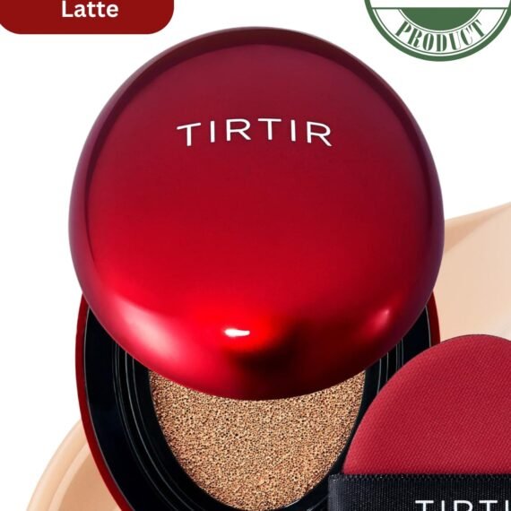 Tirtir Red Foundation - 24N Latte| Flawless Coverage with Skincare Benefits | Hydrating, Long-Lasting, Lightweight Formula for All Skin Types | Reduces Imperfections and Evens Skin Tone