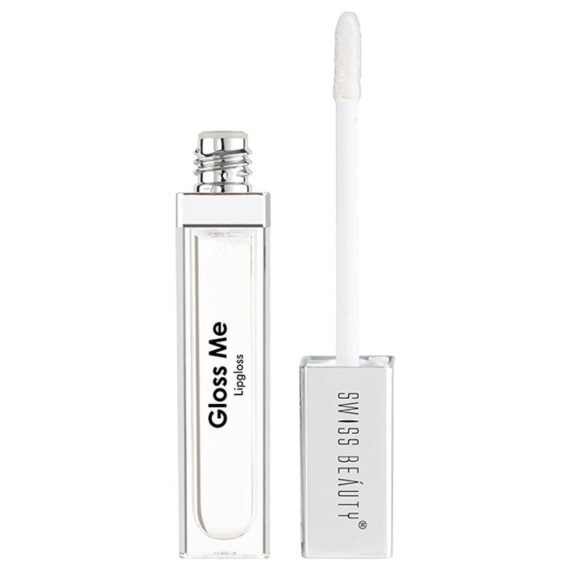 Swiss Beauty Gloss Me Lip Gloss Lightweight Glossy Finish Non-sticky With Jojoba Oil & Glycerine 8gm