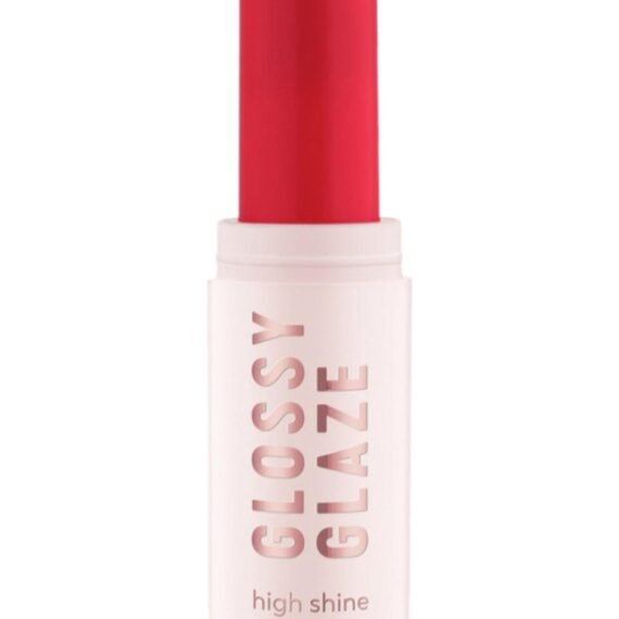 Shiny Glaze High Shine Lipstick | Shade 04 Red-dy For The Day | Highly Pigmented Red Colour | Glossy Finish | Smooth Buttery Texture | Vegan & Paraben-Free | Pack of 1 (1.9 g) Red-Dy For The Day