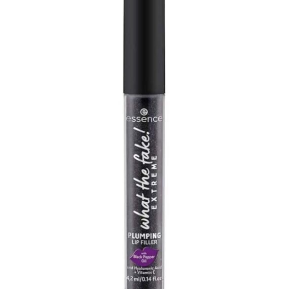 What The Fake! Extreme Plumping Lip Filler | 03 Black Pepper Me Up! | Shiny Colour Adapting Lip Gloss | With Applicator | Hydrating Formula with Hyaluronic Acid & Vitamin E | 4.2 ml Color Changing Berry Finish