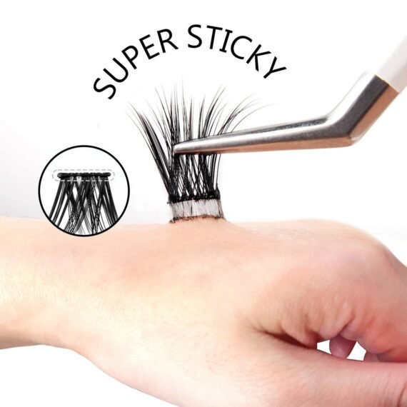 DIY cluster self adhesive lashs kit - beginner friendly - daily or working time useful