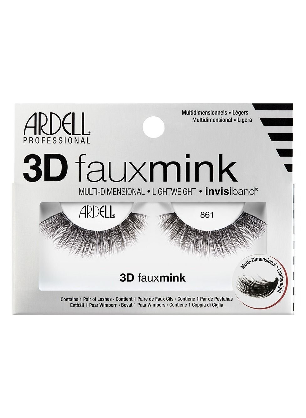 Ard 3D Faux Mink Strip Eyelash, 861