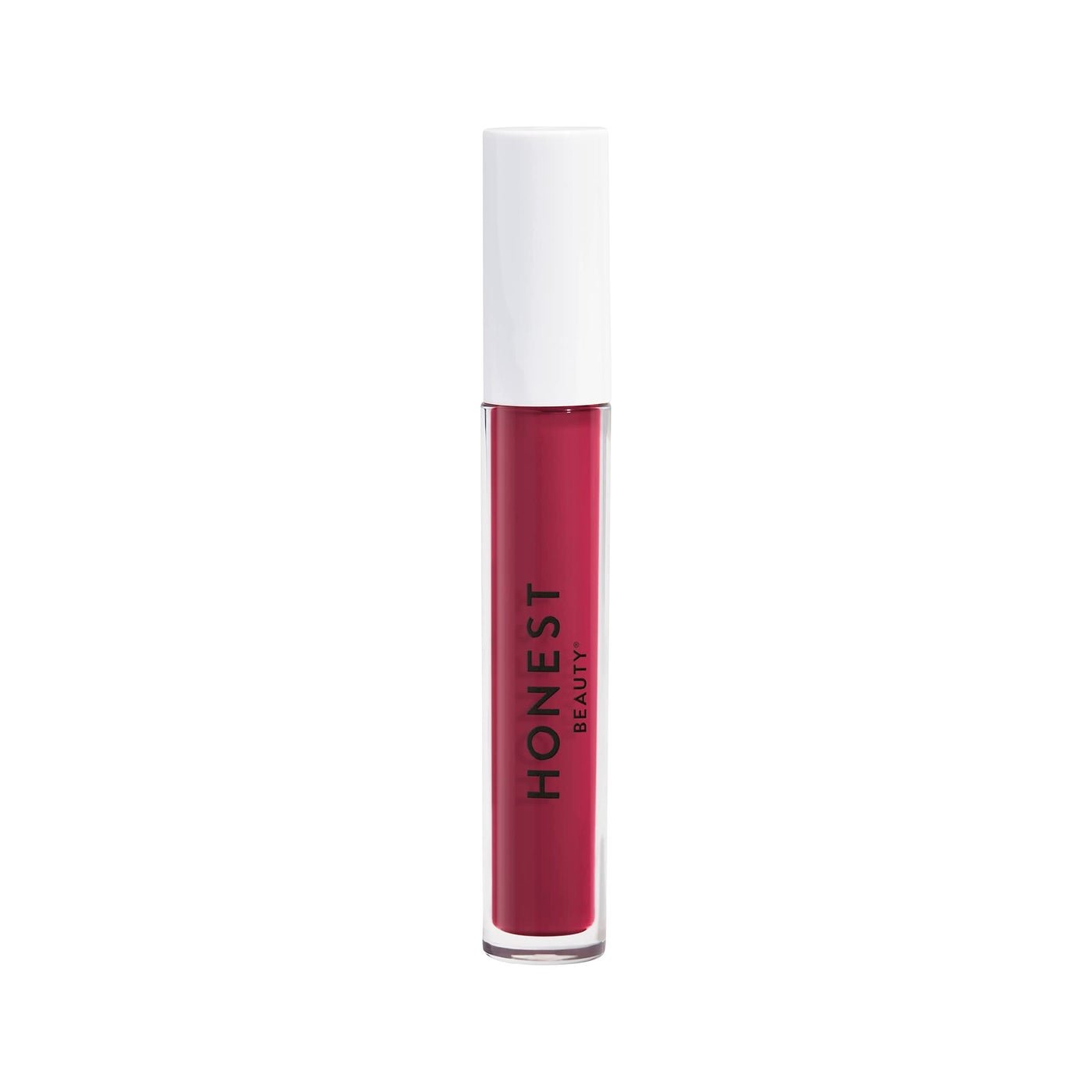 Honest Beauty Hydrating Liquid Lipstick with Hyaluronic Acid + Avocado Oil | EWG Verified, Vegan + Cruelty Free | Fearless, .12 fl oz