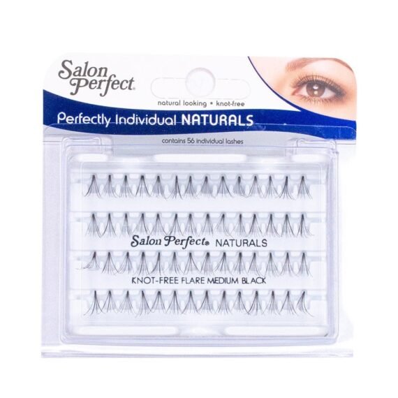 Medium Black Natural Knot-Free Individual Eyelash