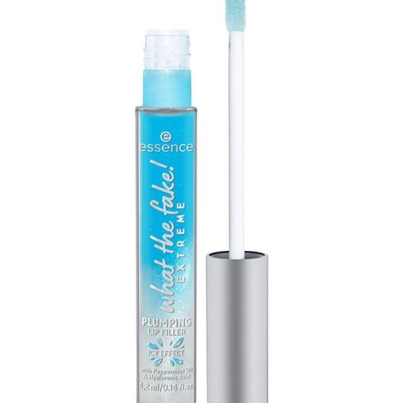 What The Fake! Extreme Plumping Lip Filler | 02 Ice Ice Baby! | Instant Cooling & Shiny Finish | With Hyaluronic Acid & Peppermint Oil | Vegan & Cruelty Free Lip Gloss | 4.2ml 02 Ice Ice Baby!