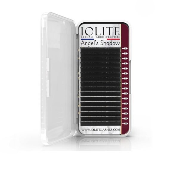 Iolite Angel's Shadow Eyelash Extensions – Lightweight, Natural, and Voluminous Lashes CD Curl 0.07 Thickness Eyelashes Lashes IASCD - 14 MM