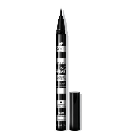 Kokie Precise Longwear Liquid Eyeliner, Waterproof, Smudge Proof
