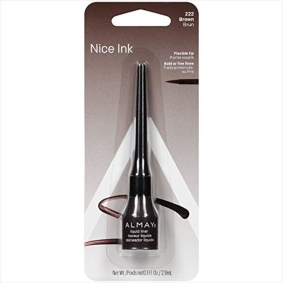 Liquid Eyeliner, Brown 222, 0.1-Ounce Package