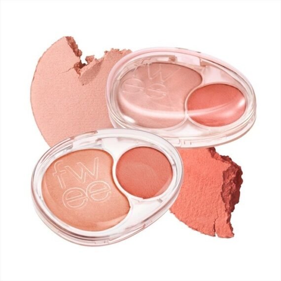 Mellow Dual Blush | CR02 Baby Smile | Dual Color, Jelly Texture, 12 Colors, Longwear, Long-lasting | 7.2g