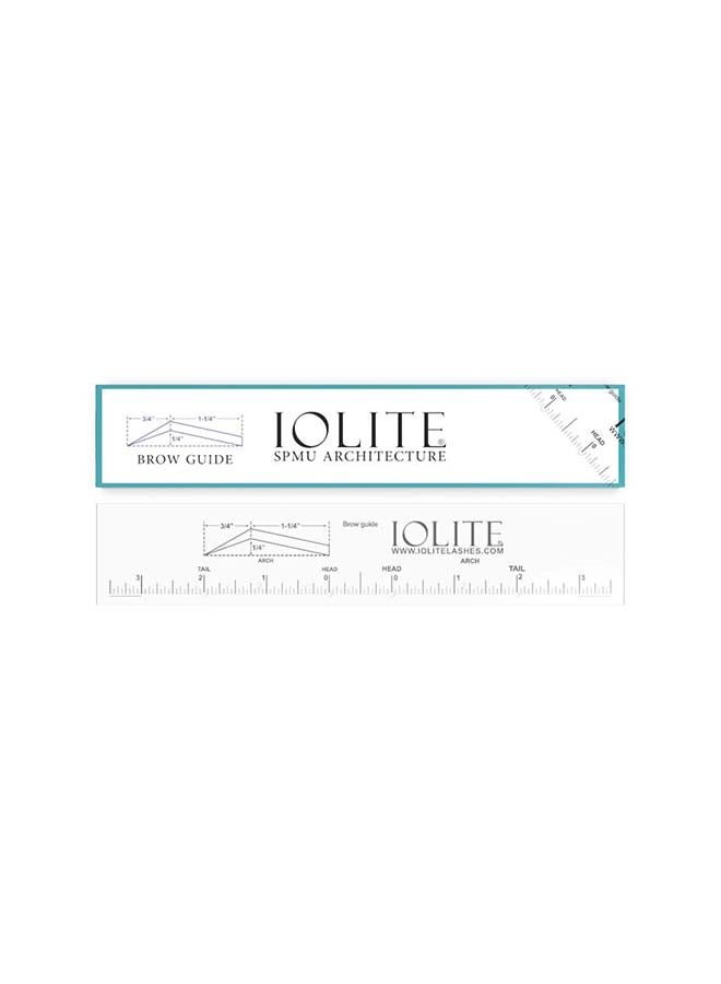 20-Pieces Eyebrow Ruler Microblading Disposable Eyebrow Ruler Tattoo Microblade Measure Tool, IBR - 20pcs