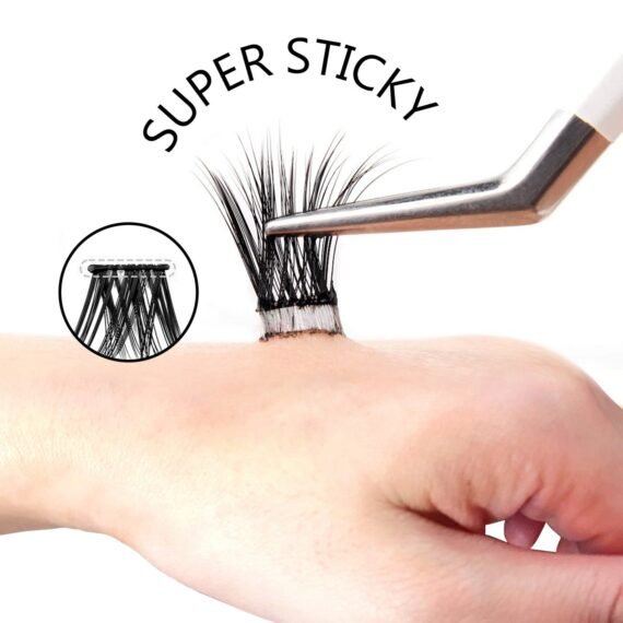 30pcs Beginner-friendly presson cluster eyelash extensions easy apply for women